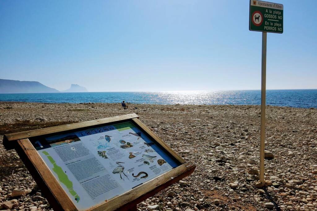 Beachfront Apt! Ac - Pool - Parking Apartment Altea Exterior foto